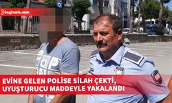 Polise silah çeken, şiddet tehdidinde bulunan ve uyuşturucuyla yakalanan zanlı M.G. 2 gün tutuklu kalacak