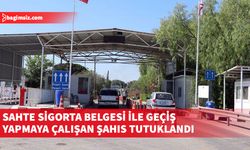 Sahte belge ile adanın güneyinden kuzeyine geçmeye çalıştı