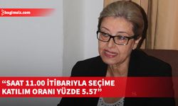 YSK Başkanı Narin Ferdi Şefik, “Bu kadar eziyet ve masrafa göre az katılım üzücü olur” dedi