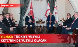 Cumhurbaşkanı Tatar ile Türkiye Cumhurbaşkanı Yardımcısı Yılmaz bir araya geldi