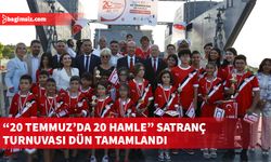 “20 Temmuz’da 20 Hamle” satranç turnuvası ödül töreni gerçekleşti