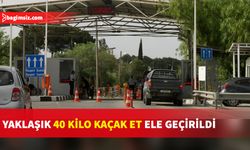 Metehan Kara Sınır Kapısı’nda bir araçta kaçak et tespit edildi