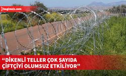 Ara bölgedeki dikenli teller tüm itirazlara rağmen kaldırılmıyor