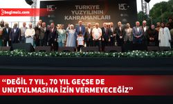 TC Cumhurbaşkanı Erdoğan, 15 Temmuz Demokrasi Günü kapsamında düzenlenen programda konuştu