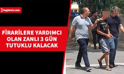 Firarilere kaçtıktan sonra yardım etti, çalıntı aracı Akdoğan’da sakladı