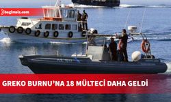 8 metrelik kayık içerisinde 18 mültecinin daha geldi…