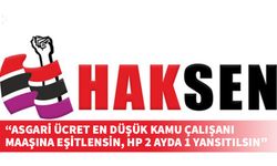 HAK-SEN Başkanı Salih Erşangil asgari ücretin kamudaki en düşük maaşa eşitlenmesi gerektiğini açıkladı