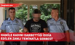 “Kadına şiddet” suçuyla tutuklanan zanlı E.K., mahkemeye çıkarıldı