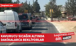 Hava sıcaklığının 43 dereceye ulaştığı ülkemizde Beyarmudu Sınır Kapısı'ndaki geçişler eziyete dönüştü