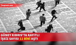 Güney Kıbrıs’ta 15 yaş üzeri işsiz sayısı 11 bin 747 kişi olarak kayda geçti