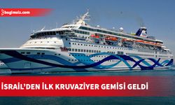 Güney Kıbrıs’a 40 bin İsrailli turist getirmesi planlanan gemilerinden ilki Larnaka limanına demirledi