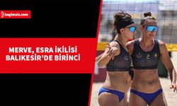 Merve Çelebi, Esra Betül Çetin ikilisi, TVF Pro Beach Tour Balıkesir Ocaklar Etabı’nda birinci oldu