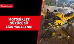 Girne’de meydana gelen trafik kazasında motosiklet sürücüsü beyin kanaması geçirdi