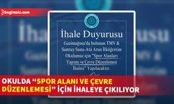 "TMV&Samtay Suna-Ata Atun İlköğretim Okulu"na yönelik ihale 1 Ağustos'ta gerçekleştirilecek