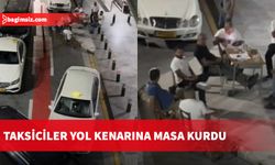 Larnaka Havaalanı’ndaki taksicilerin kahve içme görüntüleri tepki çekti