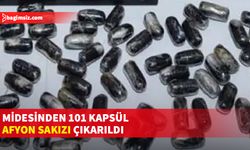 Erzincan’da midesinde ve bağırsağında uyuşturucu taşıdığı belirlenen İran uyruklu zanlı tutuklandı