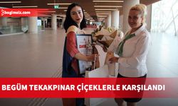 Ülkemizin gururu olan Begüm Tekakpınar, Ercan’da sevgi seliyle karşılandı