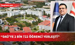 DAÜ Rektörü Hocanın, üniversiteye yerleşen öğrenci sayısının toplam kontenjanın yüzde 94.65’ne denk geldiğini söyledi