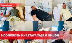  Kemal Saraçoğlu Vakfı’na kayıt yaptıran 9 kişi nakil bekleyen 9 hasta için kök hücre bağışında bulundu