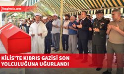 Kilis’te vefat eden Kıbrıs gazisi Mehmet Ali Taşçı’nın cenazesi törenle toprağa verildi