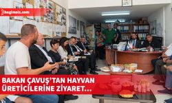 Tarım ve Doğal Kaynaklar Bakanı Çavuş, Kıbrıs Türk Hayvan Üreticileri ve Yetiştiricileri Birliği’ni ziyaret etti