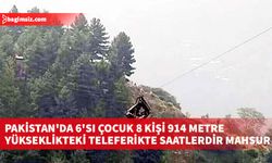 Teleferikte mahsur kalan 8 kişiden 2 çocuk kurtarılırken arama kurtarma çalışmaları sürüyor.