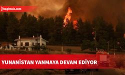 Yunanistan’da 12’nci gününe giren yangınlar yer yer yeniden şiddetleniyor