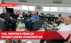 YYK, TV 2020, Kıbrıs Genç TV, Kanal T ve Dance FM'i ziyaret etti