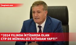 Arıklı, Erhürman’ın KIB-TEK’e münhalsiz istihdam yapılmasıyla ilgili “Hükümet ortakları konuşmuyor” sözlerine yanıt verdi