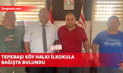 Bölge halkının ilkokulun ihtiyaçları için 25 bin TL bağışta bulunduğu bildirildi