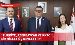 Berova, Azerbaycan Kıbrıs Dostluk Cemiyeti Başkanı Hasanoğlu’nu kabul etti