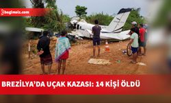 Brezilya'da inişi sırasında küçük uçak yere çakıldı