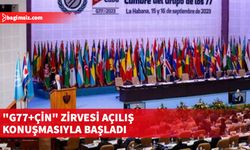 "G77+Çin" zirvesi, Küba Devlet Başkanı Canel'in açılış konuşmasıyla başladı