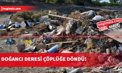 Lefke’ye bağlı Doğancı’da bulunan Doğancı Deresi’nde tam anlamıyla çevre felaketi yaşanıyor