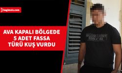 Hamitköy Barajı yakınlarındaki ava kapalı bölgede avlanan B.N. teminatla serbest bırakıldı