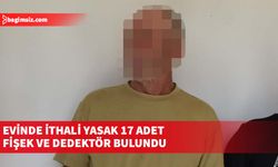 “İthali yasak Güney menşeli patlayıcı (Fişek) tasarrufu” ve “Kanunsuz dedektör bulundurmak”la suçlanan zanlı 3 gün tutuklu…