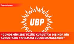 UBP, Merkez Yönetim Kurulu toplantısının ardından açıklama yaptı