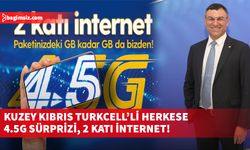 Kuzey Kıbrıs Turkcell, müşterilerine “ücretsiz” olarak paketlerindeki internetin 2 katını sunuyor