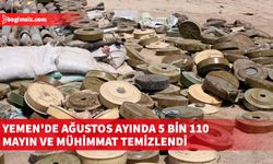 Yemen'de 49 milyon 988 bin 532 metrekarelik alanın da patlayıcılardan arındırıldığı aktarıldı