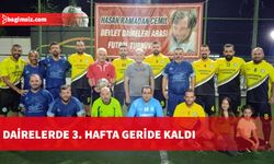 Hasan Ramadan Cemil Devlet Daireleri Arası Halı Saha Futbol Turnuvası’nda dördüncü hafta maçları oynanıyor 