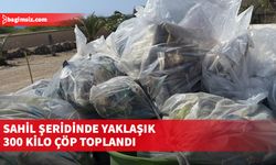 6 kilometrelik sahil şeridinde temizlik yapıldı