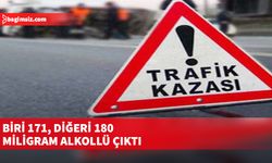 Gazimağusa’da dün alkollü sürücülerin karıştığı iki ayrı trafik kazası meydana geldi