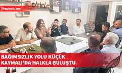 Bağımsızlık Yolu Genel Sekreteri Umut Ersoy ve beraberindeki heyet, halka parti politikalarını anlattı