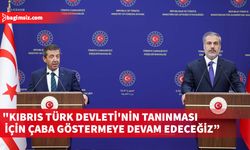 Türkiye Dışişleri Bakanı Fidan ile Dışişleri Bakanı Tahsin Ertuğruloğlu, TC Dışişleri Bakanlığındaki görüşmesinin ardından açıklama yaptı