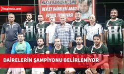 Hasan Ramadan Cemil Devlet Daireleri Arası Futbol Turnuvası’nda üçüncülük ve final maçları yarın oynanıyor