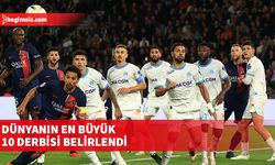 Galatasaray - Fenerbahçe derbisi de listede yer aldı