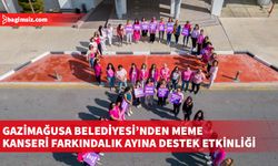 Gazimağusa Belediyesi, 1-31 Ekim Meme Kanseri Farkındalık Ayı dolayısıyla bugün bir etkinlik düzenledi