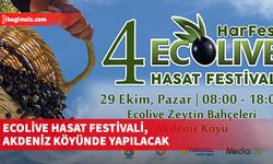 Ecolive Hasat Festivali, pazar günü Akdeniz köyünde yapılacak