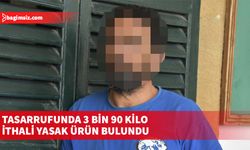 Kırklar - Akıncılar anayolu üzerinde tasarrufunda 3 bin 90 kilo ağırlığında ithali yasak ürün bulunan zanlı 3 gün tutuklu kalacak