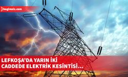 Kesinti 08.00 ile yaklaşık 11.30 saatleri arasında olacak